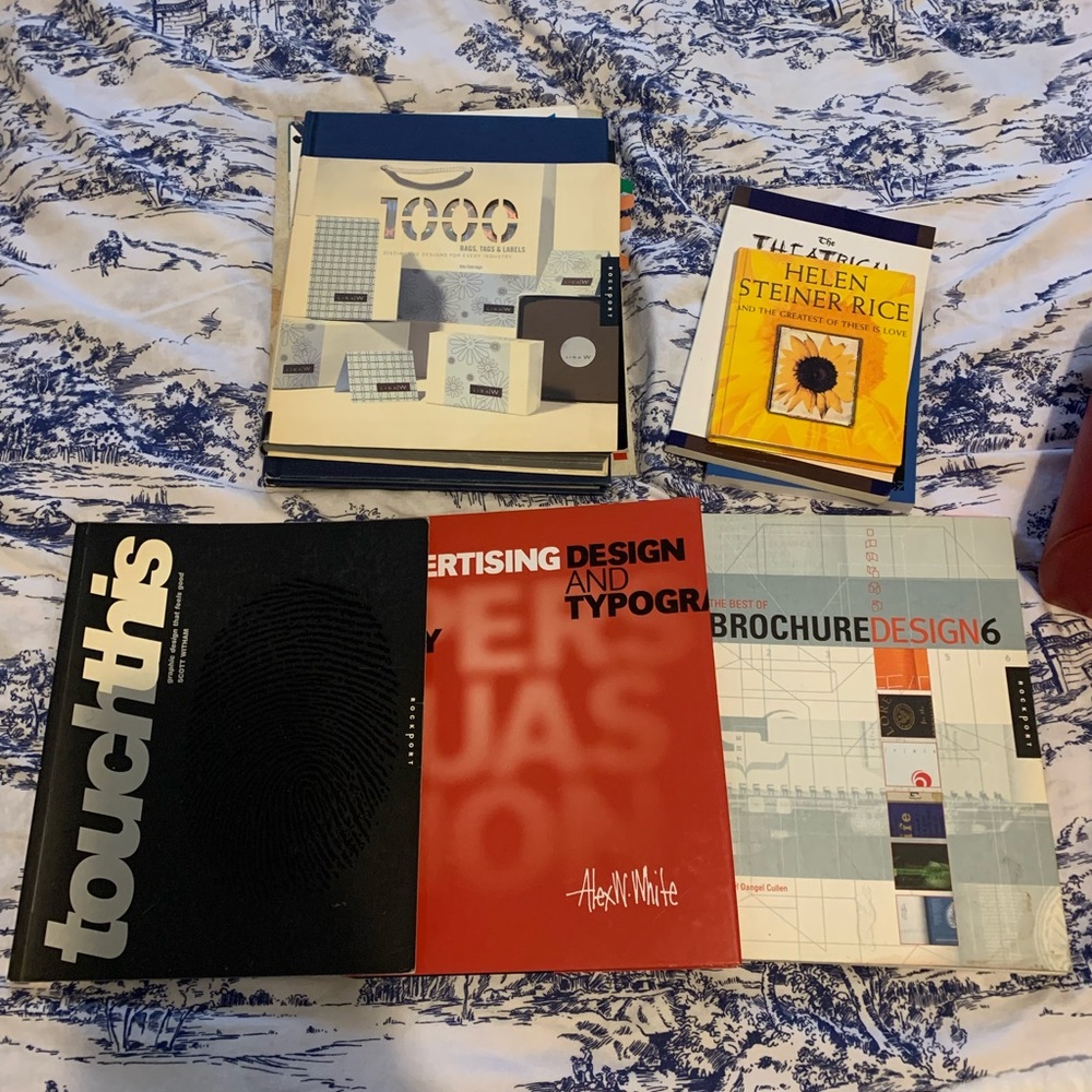 Lots of Design books in New condition, $3 each.